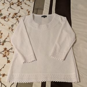 2/$10 NWOT Chances R white tunic top